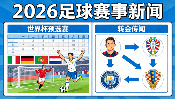 2026足球赛事新闻 世界杯预选赛 转会传闻